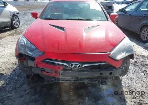 2016 Hyundai Genesis 3.8 Base z USA, uszkodzony, nr VIN KMHHT6KJ9GU133485